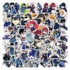 Lot de 100 autocollants BLUE LOCK anime pour ordinateur portable, pare-chocs, planche à roulettes, bouteilles deau, ordinate
