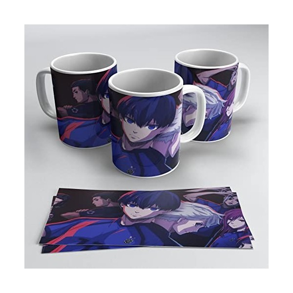 newseny Blue Lock Mug Anime Meilleur cadeau ANIME | Capacité de 355 ml 
