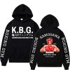 MTNROO Anime Hajime No Ippo Kamogawa Boxing Hall Double Face Imprimé Hoodie Manga Graphic Hoodie Homme Streetwear-Black||XXS