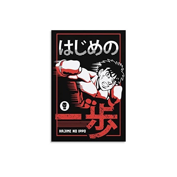 BBZL Hajime No Ippo Poster sur toile décorative moderne pour chambre à coucher, salon, 30 x 45 cm