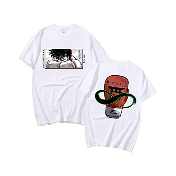 Nesthome Anime Hajime no Ippo The Fighting t - Shirt Ippo makunouchi Pull dété t - Shirt Ippo makunouchi Fighting Spirit t -
