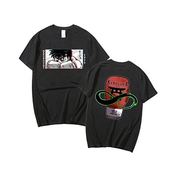 Nesthome Anime Hajime no Ippo The Fighting t - Shirt Ippo makunouchi Pull dété t - Shirt Ippo makunouchi Fighting Spirit t -