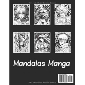 Mandalas Manga: 50 dibujos para disfrutar pintando