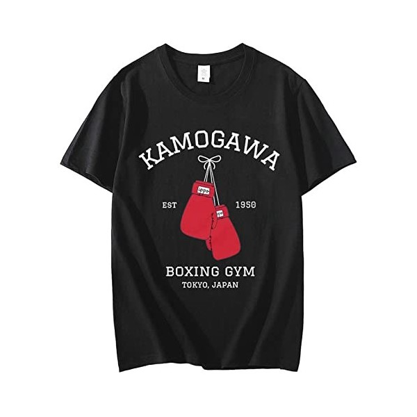 XSLGOGO Anime Hajime no Ippo Cosplay T-Shirts Kamogawa Top Ippo Tee Makunouchi Ippo Cosplay Costume Makunouchi Ippo Print Sum