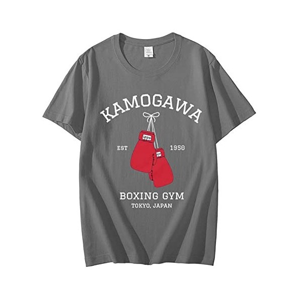 XSLGOGO Anime Hajime no Ippo Cosplay T-Shirts Kamogawa Top Ippo Tee Makunouchi Ippo Cosplay Costume Makunouchi Ippo Print Sum