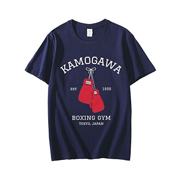 XSLGOGO Anime Hajime no Ippo Cosplay T-Shirts Kamogawa Top Ippo Tee Makunouchi Ippo Cosplay Costume Makunouchi Ippo Print Sum