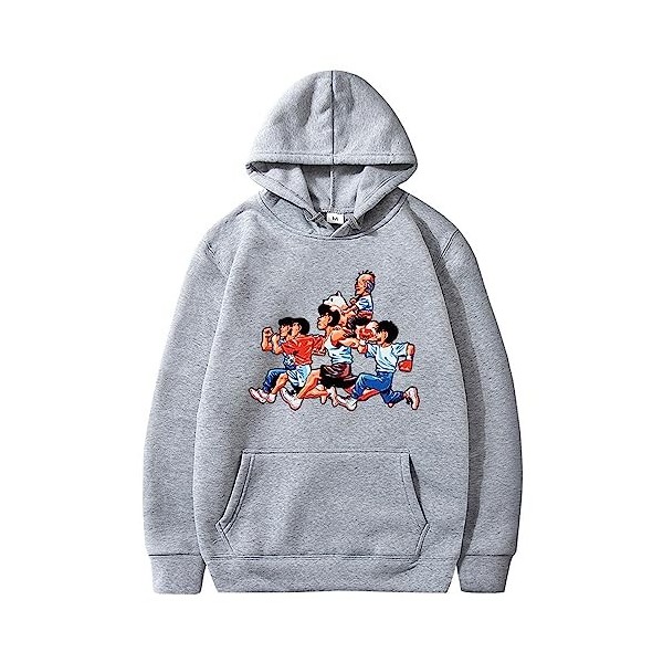westtrend Anime Hajime no Ippo Hoodies Kamogawa Boxing Gym Ippo Cosplay Sweatshirts Makunouchi Ippo Hoodies The Fighting Loos