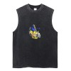 Hajime no Ippo The Fighting ! Hommes Débardeurs Hajime No Ippo T Shirt sans Manches Vest Tops Anime Vintage Wash Sleeveless T