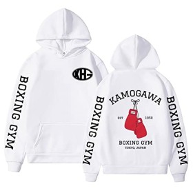 xhomeshop Anime Hajime no Ippo Hoodies Kamogawa Boxing Gym Long Sleatshirt Ippo Makunouchi Jumper Cosplay Sweatshirts