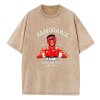 XSLGOGO Anime Hajime no Ippo Cosplay T-Shirts Ippo Makunouchi Top Kamogawa Boxing Gym Tee Washed Vintage Older Style Makunouc