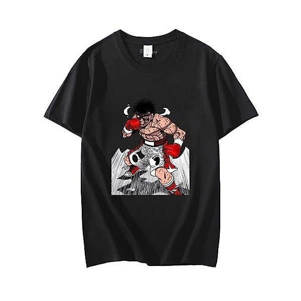 XSLGOGO Anime Hajime no Ippo Cosplay T-Shirts Ippo Makunouchi Top Ippo Tee Kamogawa Boxing Gym Cosplay Costume Ippo Makunouch