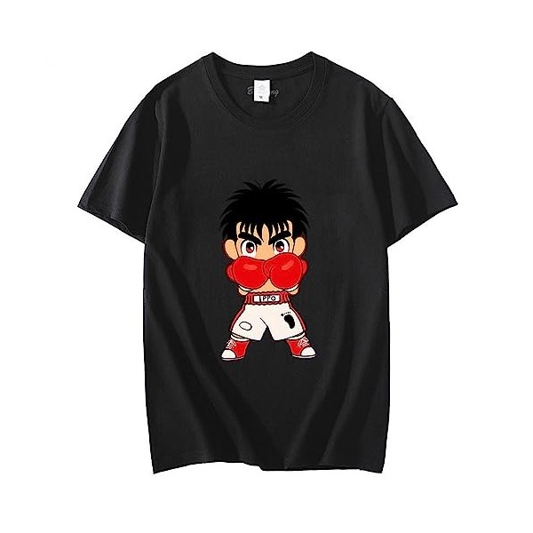 XSLGOGO Anime Hajime no Ippo Cosplay T-Shirts Ippo Makunouchi Top Ippo Tee Kamogawa Boxing Gym Cosplay Costume Ippo Makunouch