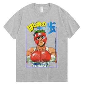 XSLGOGO Anime Hajime no Ippo Cosplay T-Shirts Ippo Makunouchi Top Ippo Tee Makunouchi Ippo Cosplay Costume Makunouchi Ippo Pr
