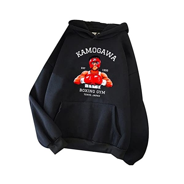 westtrend Anime Hajime no Ippo Hoodies Anime Boxing Kamogawa Ippo Cosplay Sweatshirts Makunouchi Ippo Hoodies Fighting Spirit