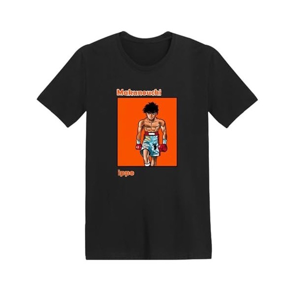 xhomeshop T-Shirt Hajime no Ippo Hauts à Manches Courtes Imprimés pour Hommes et Femmes Anime Makunouchi Ippo Costumes Cospla