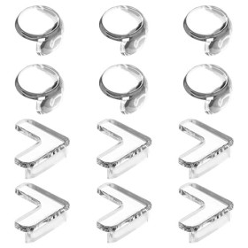 Lot de 12 protections dangle pour table à manger, coin de table, protection des bords, protection des coins de sécurité pour