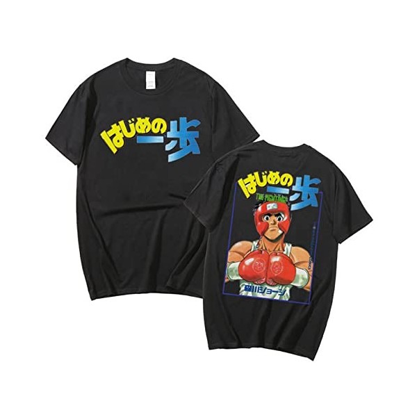 xhomeshop Anime Hajime No Ippo The Fighting T-Shirts Ippo Makunouchi Summer Pullover Ippo Makunouchi T-Shirts Fighting Spirit