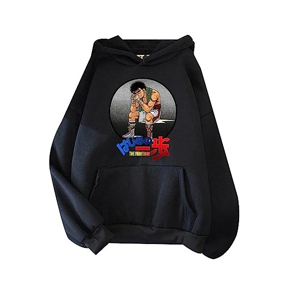 westtrend Anime Hajime no Ippo Hoodies Kamogawa Boxing Gym Ippo Cosplay Sweatshirts Ippo Makunouchi Hoodies Ippo Loose Pullov