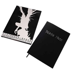 CoolChange Cahier de la Mort de Light Yagami pour Fans de Death Note | avec Stylo en Forme de Plume