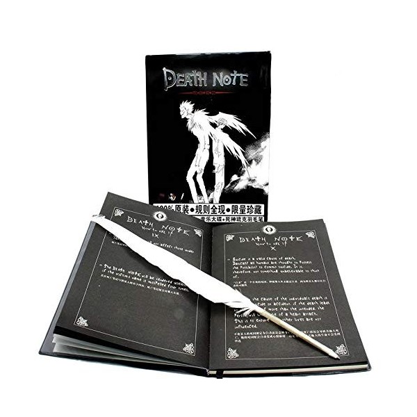 Death Note Buch Cosplay Notizbuch mit Federstift Kira