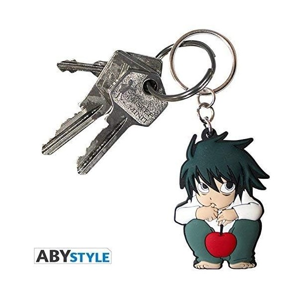 ABYstyle - DEATH NOTE - Porte-clés PVC "L - personnage"