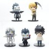 Xinchangda Lot de 5 figurines daction Death Note - Mini figurines en PVC - Cadeau danniversaire pour enfants, 10 cm