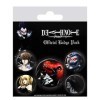 Death Note Characters pack de badge, Multicolore, 10 x 12,5cm