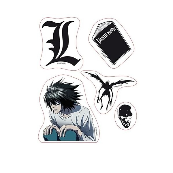 ABYSTYLE - DEATH NOTE Stickers Icônes Death Note 16 x 11 cm