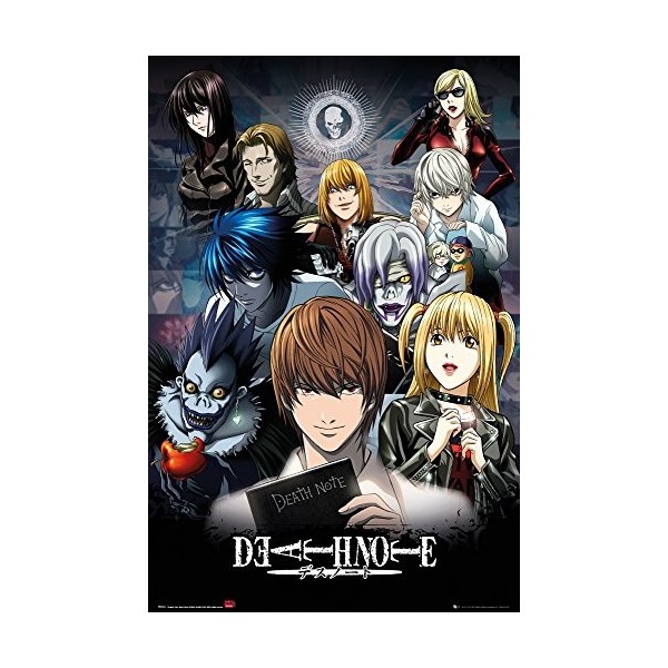 GB eye - DEATH NOTE Poster Protagonistes 91,5 x 61 cm 