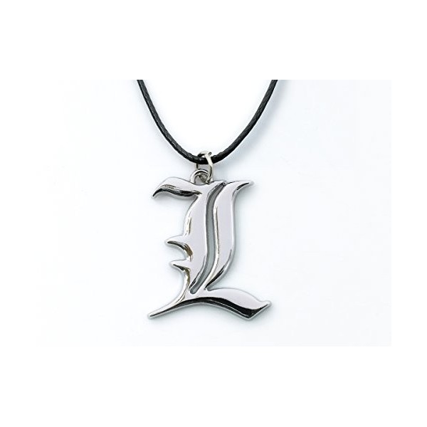 Collier avec Pendentif L pour Fans de Death Note