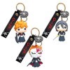 3pcs Anime Death-Note Porte Clés en Silicone 3D Keychain Dessin Animé Death-Note Figurines keychain Porte Clef, Cartoon Porte