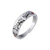 XJruixi Anime Death Note Yagami Light Alloy Rings Cosplay For Men Women Adjustable Ring Props Jewelry Accessory Gift