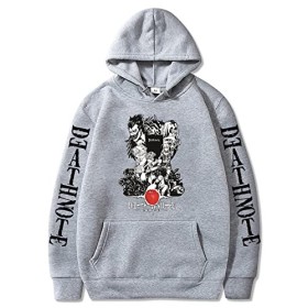 zhedu Death Note Sweat à Capuche Anime Sweat-Shirt avec Cordon De Serrage Costume Cosplay XXS-4XL 3XL,Color 01 