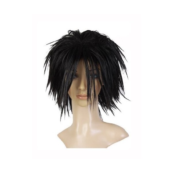 Prettyland C744 - Death Note L Ryuuzaki 30cm perruque noire courte