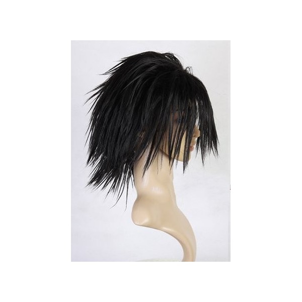 Prettyland C744 - Death Note L Ryuuzaki 30cm perruque noire courte