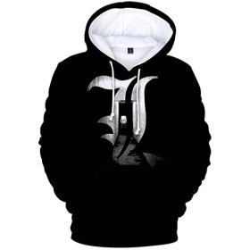 zhedu Death Note Sweat à Capuche Anime Manga 3D Imprimé Streetwear Hommes Femmes Surdimensionné Sweats À Capuche Harajuku Enf