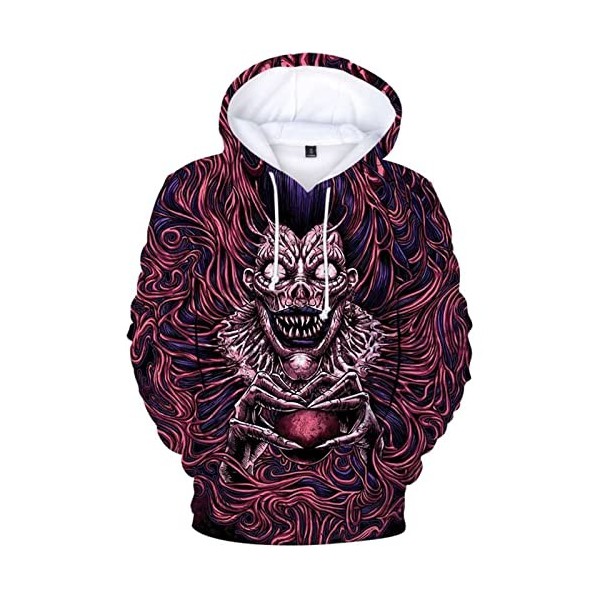 zhedu Death Note Sweat à Capuche Anime Manga 3D Imprimé Streetwear Hommes Femmes Surdimensionné Sweats À Capuche Harajuku Enf