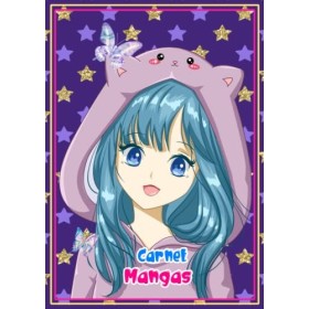 Carnet Mangas : carnet de dessin mangas, A4 100 grandes pages blanches vierges : Carnet de croquis manga dessin- Anime Carne