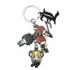 Luxetoys Porte-clés avec breloque de sac en alliage de zinc pour décoration et clés Motif Death Note Anime, Type 5, 0.1cm