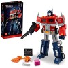 LEGO Icons Optimus Prime 10302 Transformers Ensemble de figurines de collection 2 en 1 Robot et camion pour adultes