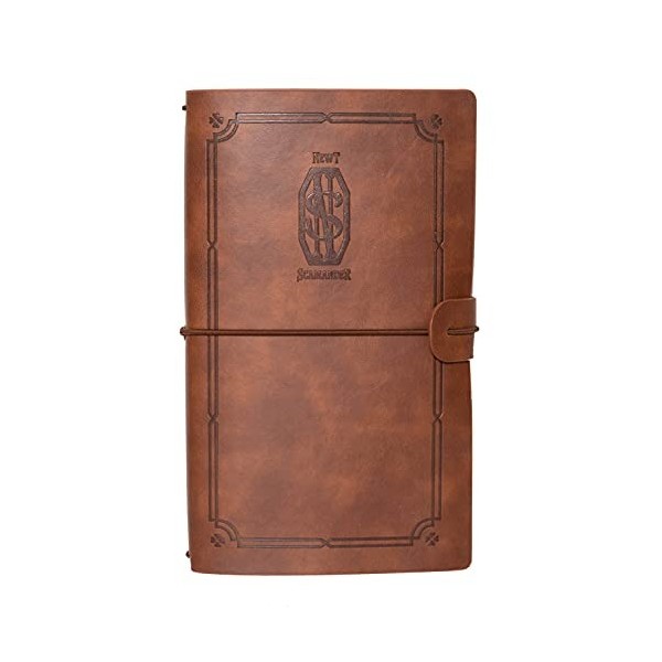 Erik® - Ensemble Carnet de Voyage Harry Potter | Carnet de Notes 2 en 1 | Notebook Simili Cuir