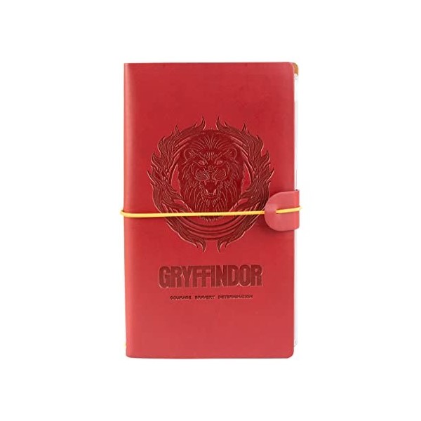 Erik® - Ensemble Carnet de Voyage Harry Potter | Carnet de Notes 2 en 1 | Notebook Simili Cuir
