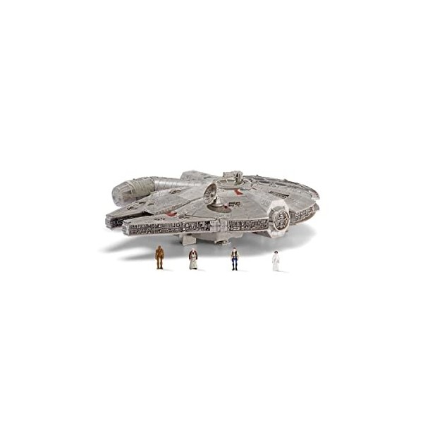 Star Wars Micro Galaxy Squadron Feature véhicule avec Figurines Millennium Falcon 22 cm
