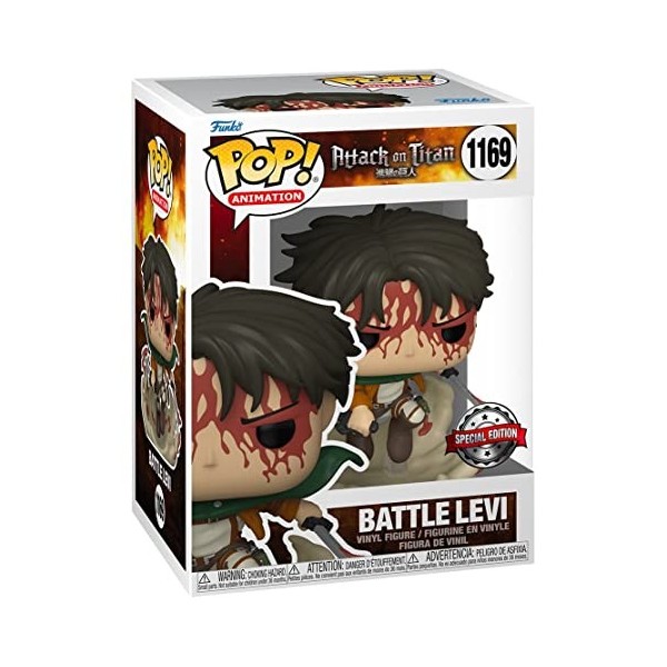 FUNKO Pop ! Attack on Titan Battle Levi 1169 Special Edition, 58751 