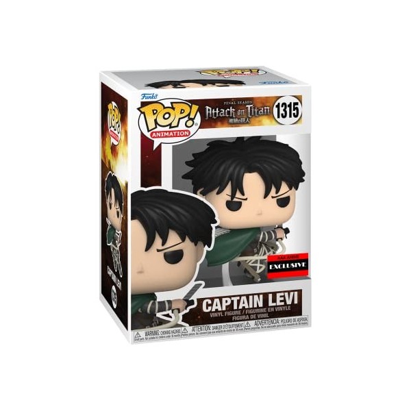 Funko Figurine Pop Attack on Titan Captain Levi Ackerman Final Season Special Edition 68754