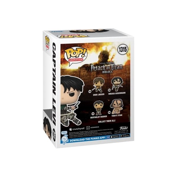 Funko Figurine Pop Attack on Titan Captain Levi Ackerman Final Season Special Edition 68754