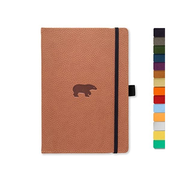 Dingbats - Carnet De Notes Moyen Format À Pois Pour La Faune, Cerf Vert, A5 - Carnet À Couverture Rigide - Papier Crème 100 G