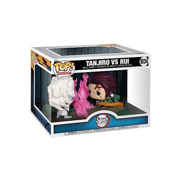 Funko Pop! Moment: Demon Slayer - Tanjiro Kamado Vs. Rui - Figurine en Vinyle à Collectionner - Idée de Cadeau - Produits Off
