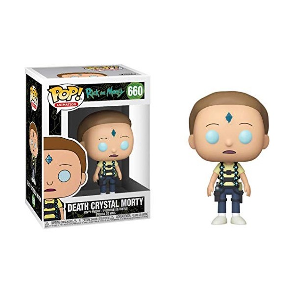 Funko Pop! Animation: Rick & Morty - Mortimer Morty Smith - Death Crystal Morty - Rick and Morty - Figurine en Vinyle à Colle