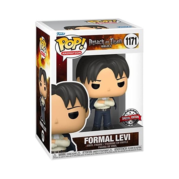 Attack on Titan Pop! Animation Vinyl Figurine Formal Levi 9 cm